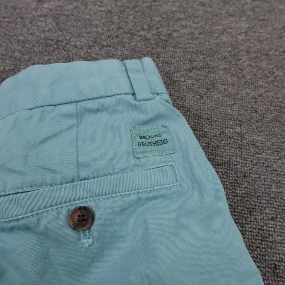 Brooks Brothers Pants Mens 32x29 Blue Chino Clark Fit Straight Leg‎ Casual